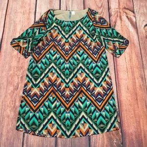 Francesca’s- patterned mini dress